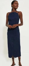 Tuckernuck Denim Lilliana Button Maxi Dress Women’s Size M