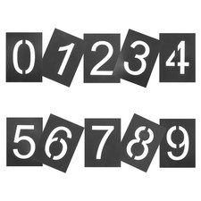  1 Set Number Templates Large Number Stencils Spray Paint Number Stencils For