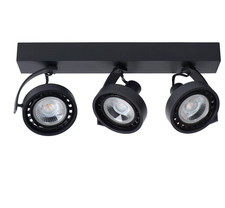 Ceiling Spotlight Bar B&Q Lucide Dorian 3 Light LED Black Dimmer Rp£220 OPEN BOX