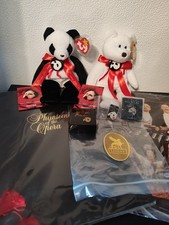 Ty beanie babies - Maple & Fortune  - rare Phantom of the Opera Broadway special