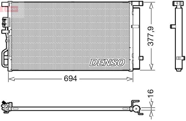 Denso Kondensator Klimaanlage Mit Trockner FüR Kia Sportage Ql Hyundai Tucson-image