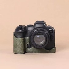 For Canon EOS R5II R5 R6 R6II Camera Bag Leather Dock Case Base Protection Cover