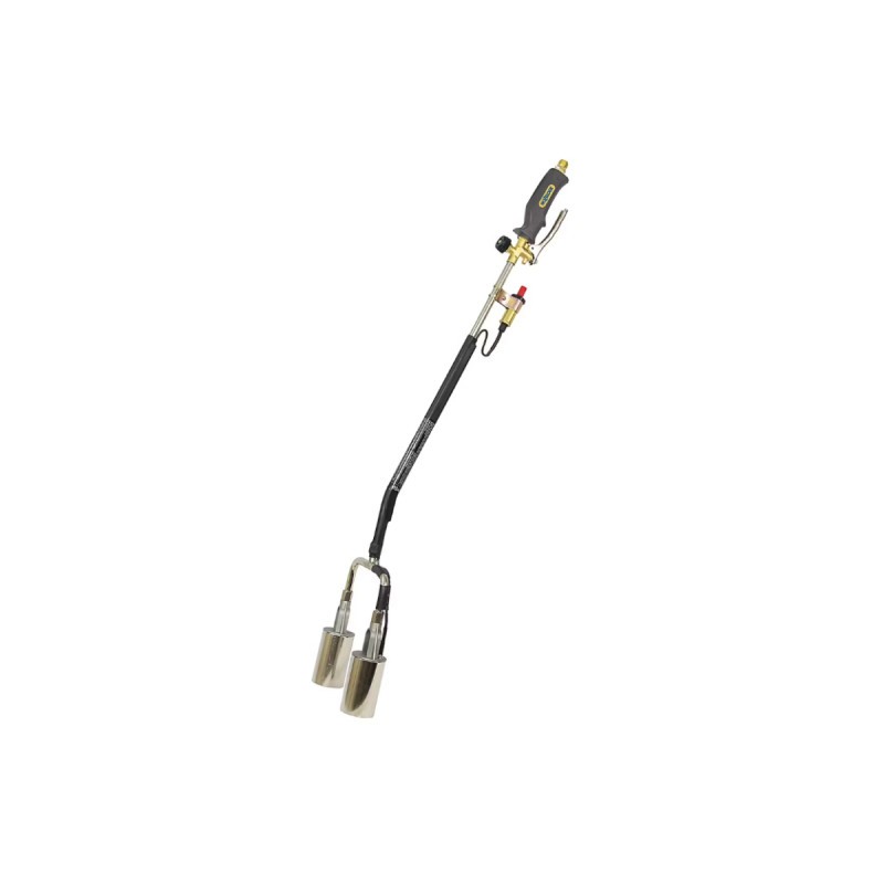 Désherbeur thermique à gaz HOZELOCK double brûleur puissant de 2,5 bars