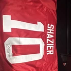 Ryan Shazier Ohio State Buckeyes Signed Red #10 Football