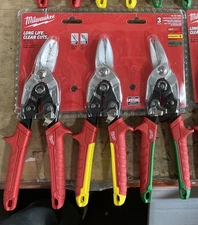 Milwaukee 48-22-4563 3PC Aviation Snip Set - Price per item