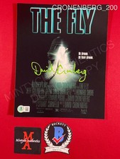 David Cronenberg autographed signed The Fly 8x10 photo Beckett COA horror