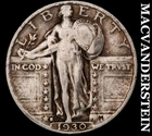 1930-S Standing Liberty Quarter- Scarce Better Date- No Reserve #K2129