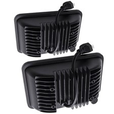 2x LED Headlights High Beam 4x6" Sealed Fog light for Freightliner FLD120 112