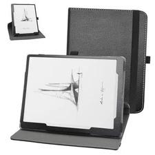  for BOOX Tablet Go 10.3 Case,360 Degree Rotary Stand with Cute Pattern Black