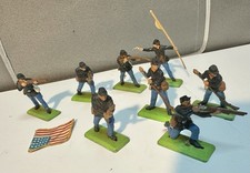 8 DEETAIL US Civil War Union Soldiers Horseback Britains Ltd Eng 1971 13
