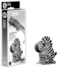 Eugy 3D Zebra Model Cardboard Craft Kit No 011