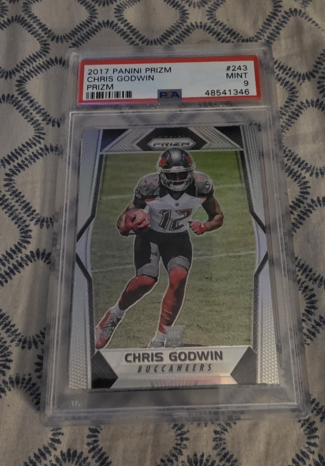 Chris Godwin 2017 Panini Prizm RC Silver PSA 9