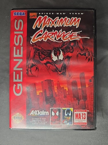 Sega Genesis Maximum Carnage - Sega Genesis 1994