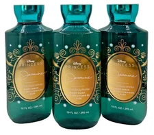Bath & Body Works LOT of 3 Disney Princess JASMINE Body Wash Shower Gel 10 oz