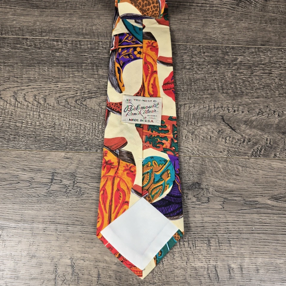 Botas de Vaquero Tru-West Rockmount Ranch Wear Corbata Denver Colorado EE. UU. Country West Foto 4 de 4