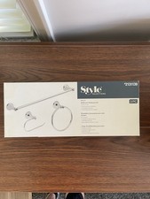 Style Selections Bailey Bathroom Hardware Set Chrome