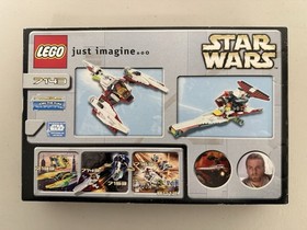Vintage 2002 Lego Star Wars Jedi Starfighter Set #7143 Factory Sealed NRFB