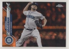 2020 Topps Chrome Update Sapphire Edition Orange 23/25 Kendall Graveman 02ml