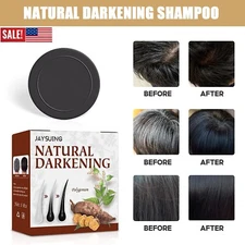 Hair Darkening Shampoo Bar Natural Organic Conditioner and Repair Essence Soap
