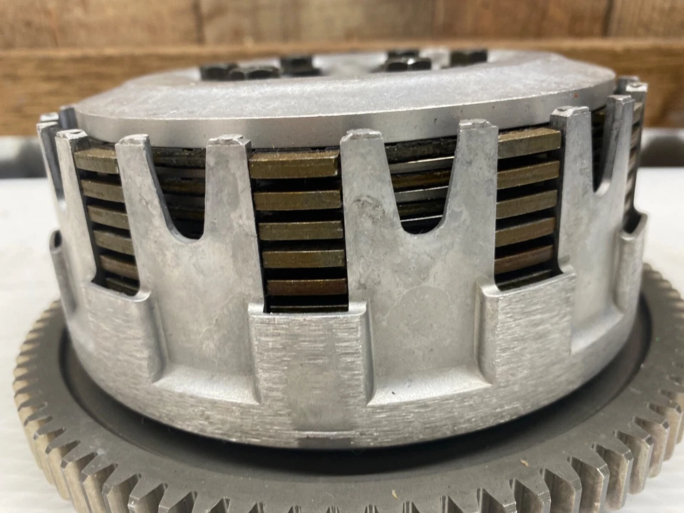 87 YAMAHA FZ700 FZ 700 1987 Genesis cesta de embrague interior exterior completo *bonito* Foto 3 de 4