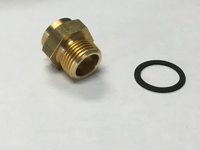 Carter AFB AVS TQ Brass Fuel Inlet Fitting 1/2''-20 5/8-20 Inverted