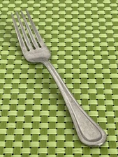 Lenox SHELBY TUMBLED Stainless Salad Fork 18/10 Outlined NEW Flatware B89N