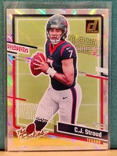 C.J. CJ STROUD 2023 PANINI DONRUSS THE ROOKIES RC #21 TEXANS OHIO STATE OSU! [