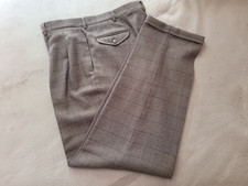 Eddie Bauer Vintage Wool Pants Mens 35x44Gray Lumberjack USA Made Heavyweight