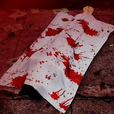 JOYIN 5 Ft Graveyard Halloween Decorations Outdoor Dead Body Covered with Bloody
