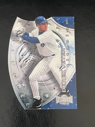 1998 Skybox Metal Universe Derek Jeter Titanium Diecut RARE 90s Insert SSP HOF