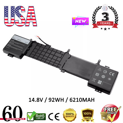 6JHDV Battery for Dell Alienware 17 R2 R3 6JHCY 92Wh 8-cell P43F ALW17ED-3728