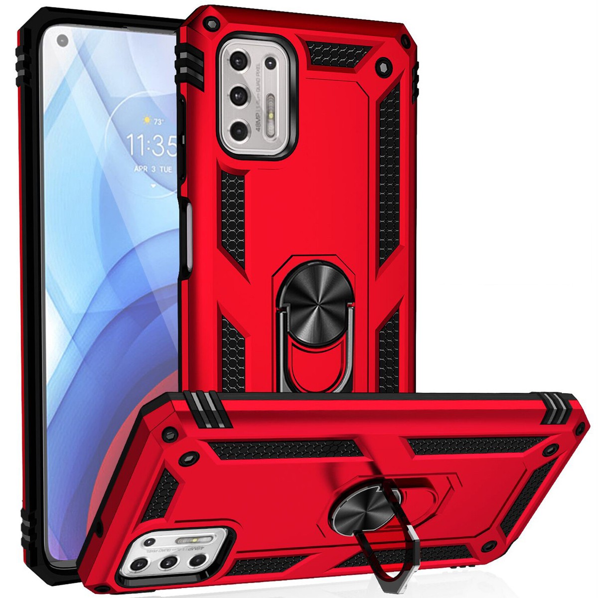 For Motorola Moto G Stylus 2022 /2021 /5G Case, Cover Tempered Glass  Protector