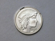 Daniel Carr - 2008 UNA 50 AMEROS - Winged Liberty Head - Silver Satin Finish
