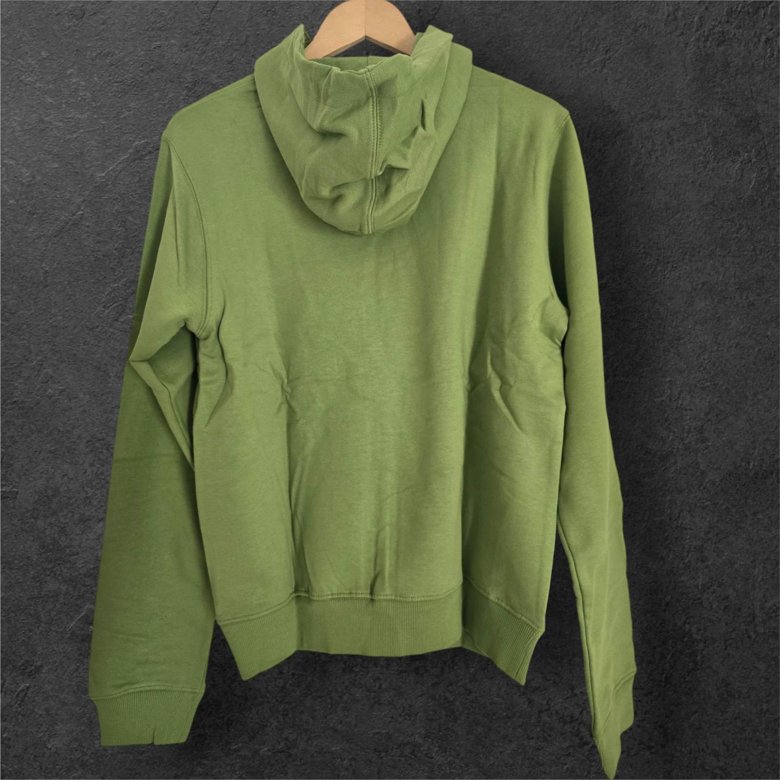 Felpa con cappuccio oversize verde logo CD Dior cotone