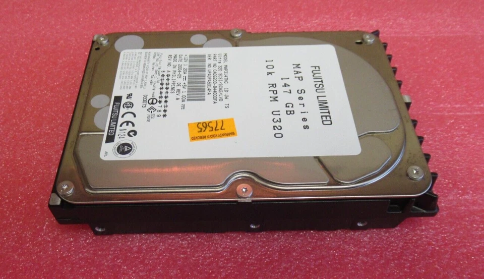 Fujitsu MAP3147NC Enterprise 147GB 10000RPM U320 SCSI 80P 8MB 3.5" Internal HDD - Image 4 of 4