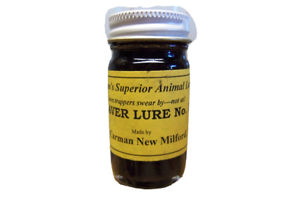 Carman's ''Beaver Lure #1'' Lure 1 Oz Traps Trapping Bait Nuisance Control Castor