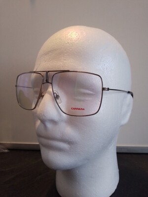 Carrera Brille Brillengestell 11086LB Silber Vollrand Eyeglasses Eyewear Brillengestell