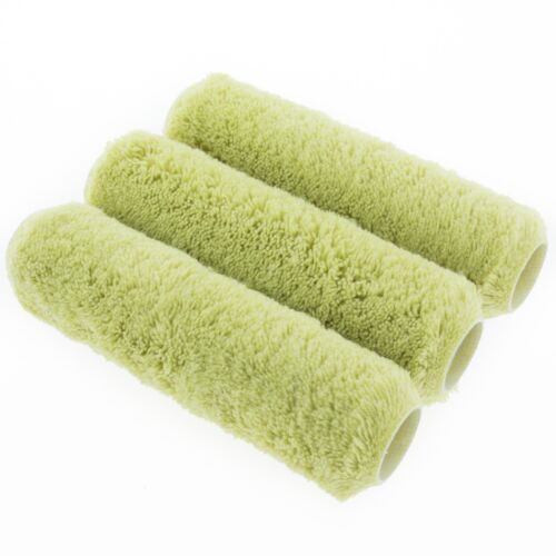 Coral Endurance Paint Roller Covers long Pile Acrylic Sleeve Fabric 3 piece - Afbeelding 1 van 3