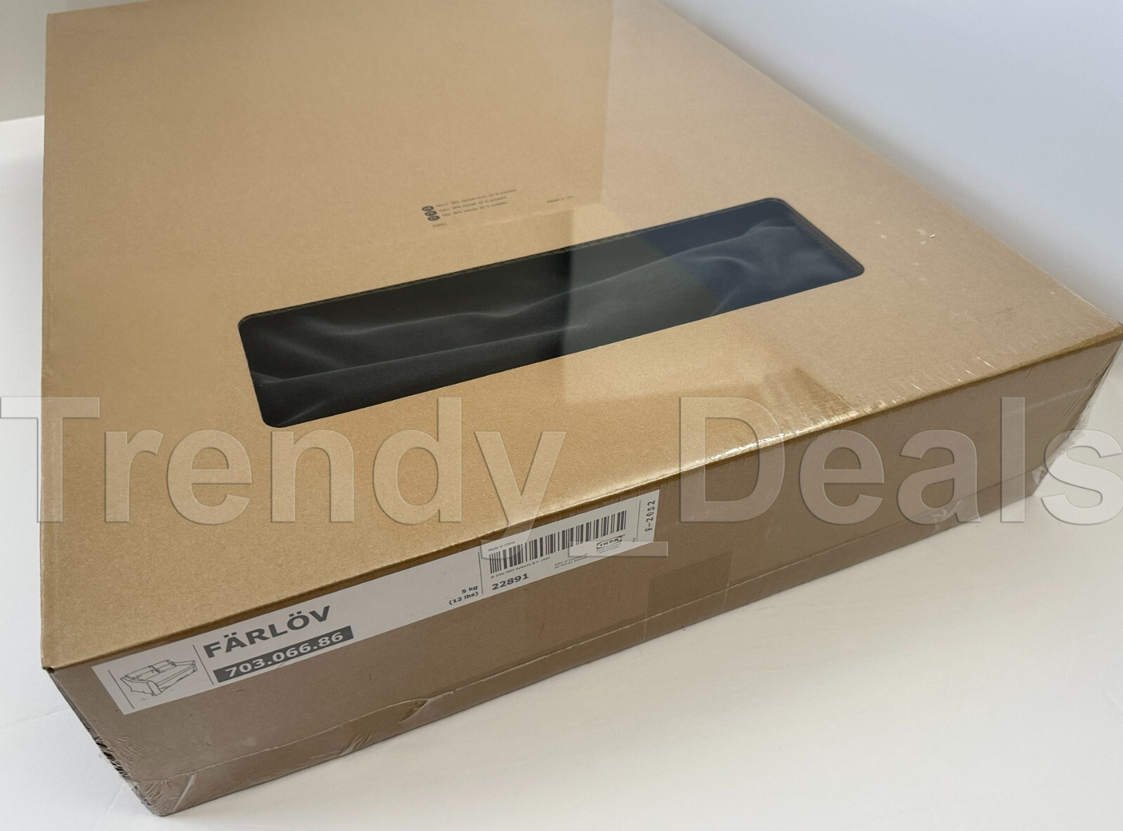 Ikea FARLOV Loveseat (2Seat Sofa) Cover Djuparp Dark Gray 703.066.86