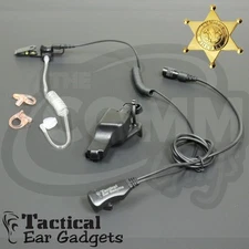 Hawk Lapel Mic Earpiece w/ Tube for Police EFJOHNSON Viking 51SL 5100 7700 Radio