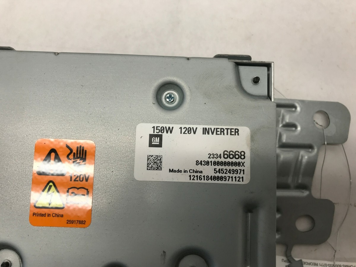 15 16 17 CADILLAC ATS POWER INVERTER OEM 150W 120V 23346668 | eBay