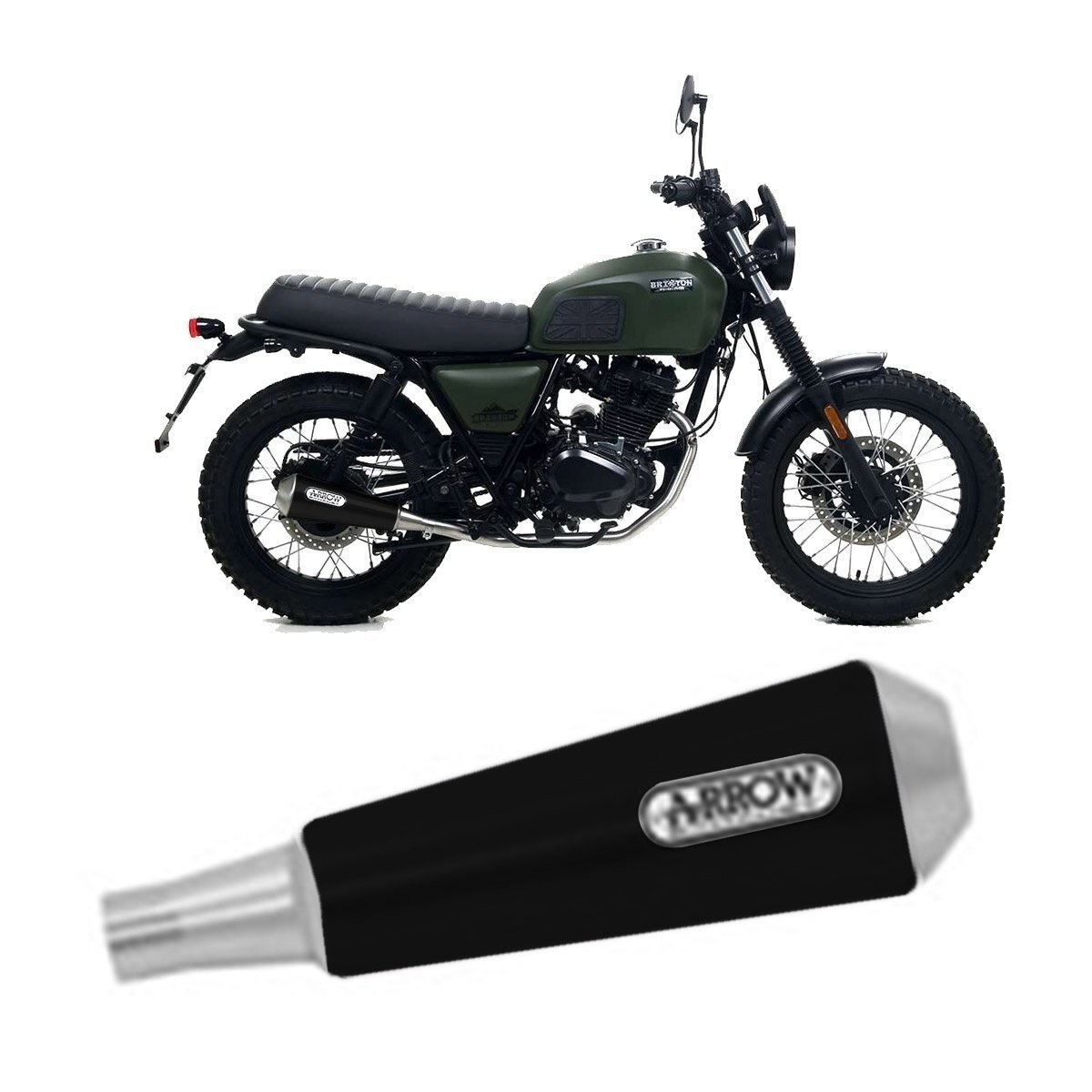 Exhaust Arrow Approved PRace Nichrom Black FELSBERG 125 X 2019 > 2020