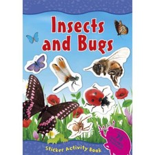 Learn About Garden Insects Mini Beasts Bees and Bugs Activity Book 70+ Stickers