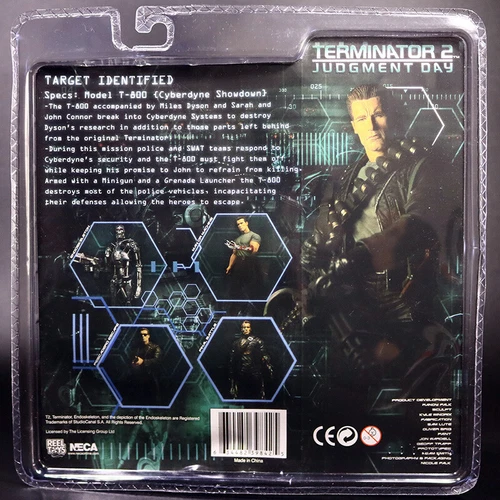 NECA Terminator 2 Judgment Day T-800 Cyberdyne Showdown Arnold 7" Action Figure - Bild 7 von 11