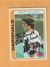 Pat Tilley St. Louis Cardinals AUTO Signed 1978 Topps Shreveport Louisiana 2F