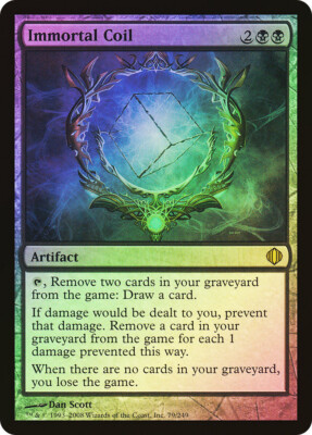 MTG FOIL Immortal Coil - Shards of Alara #079 | eBay MTG FOIL Immortal Coil - Shards of Alara #079 | eBay
