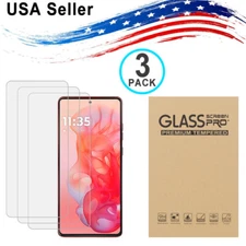 3PK Motorola Moto G Stylus 4G 5G 2021 2022 2023 Tempered Glass Screen Protector