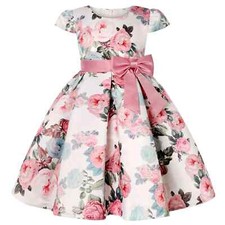 Kids Flower Princess Party Dresses Christmas Birthday Wedding Party Baby Dress