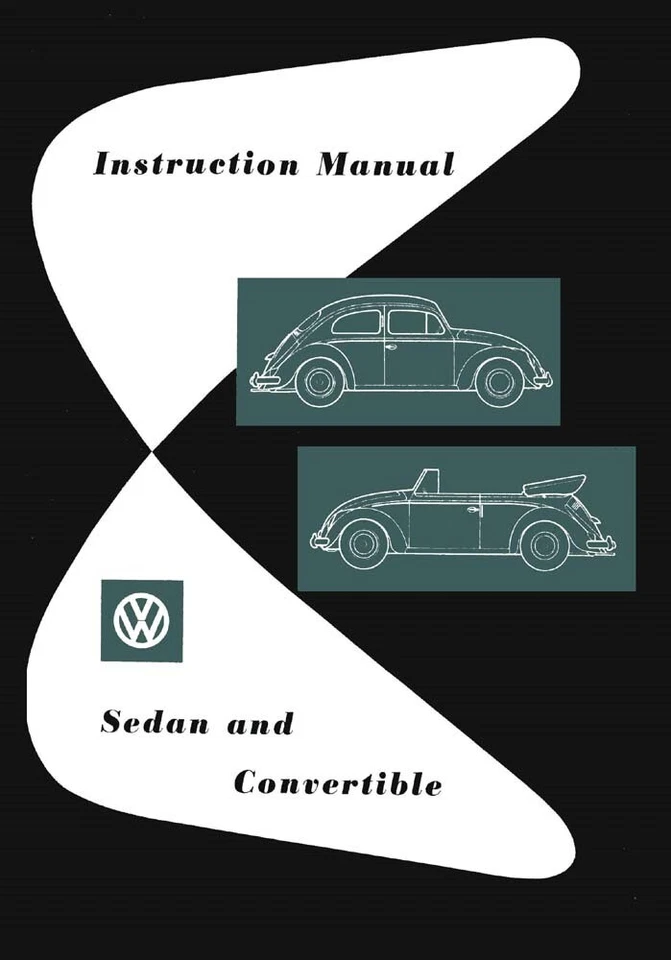 1958 Volkswagen Beetle Owners Manual User Guide