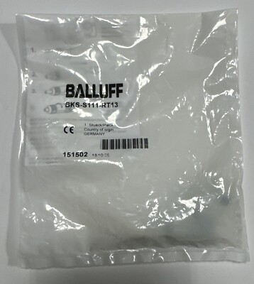 BALLUFF BKS-S111-RT13, CONNECTOR, 151502, NEW
